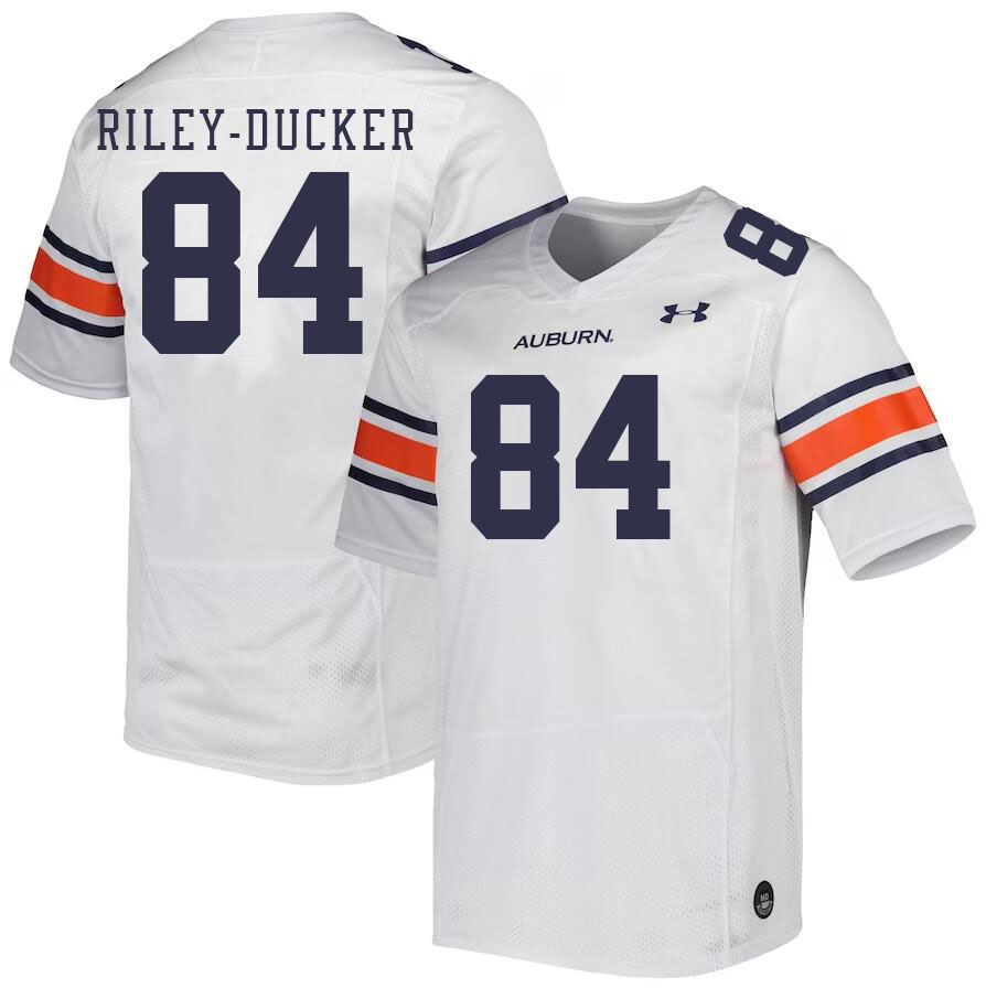 Men #84 Micah Riley-Ducker Auburn Tigers College Football Jerseys Stitched-White